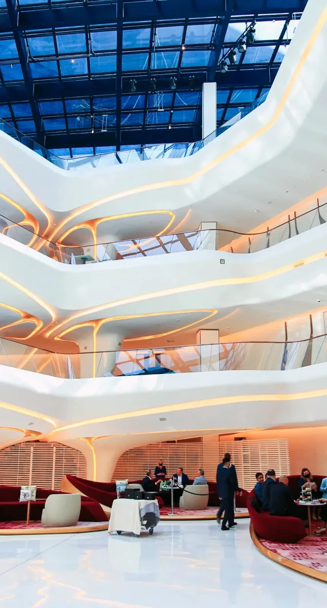 Interior of The Opus, Dubai